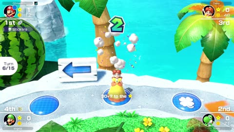 Mario Party Superstars Yoshi's Tropical Island 15 Turn Game Part 2