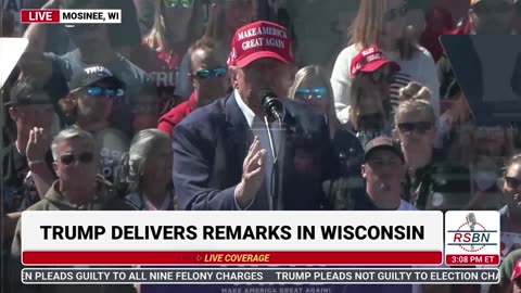 WATCH: Trump praises RFK Jr. and Tulsi Gabbard at Wisconsin rally - 9/7/24