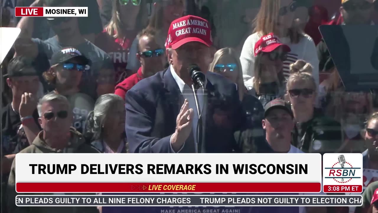 WATCH: Trump praises RFK Jr. and Tulsi Gabbard at Wisconsin rally - 9/7/24