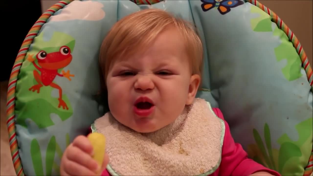 Baby Trying Lemon For The First Time!!