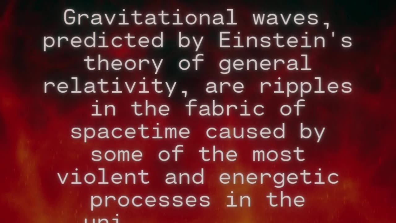 Gravitational Waves: The Universe's Whisper