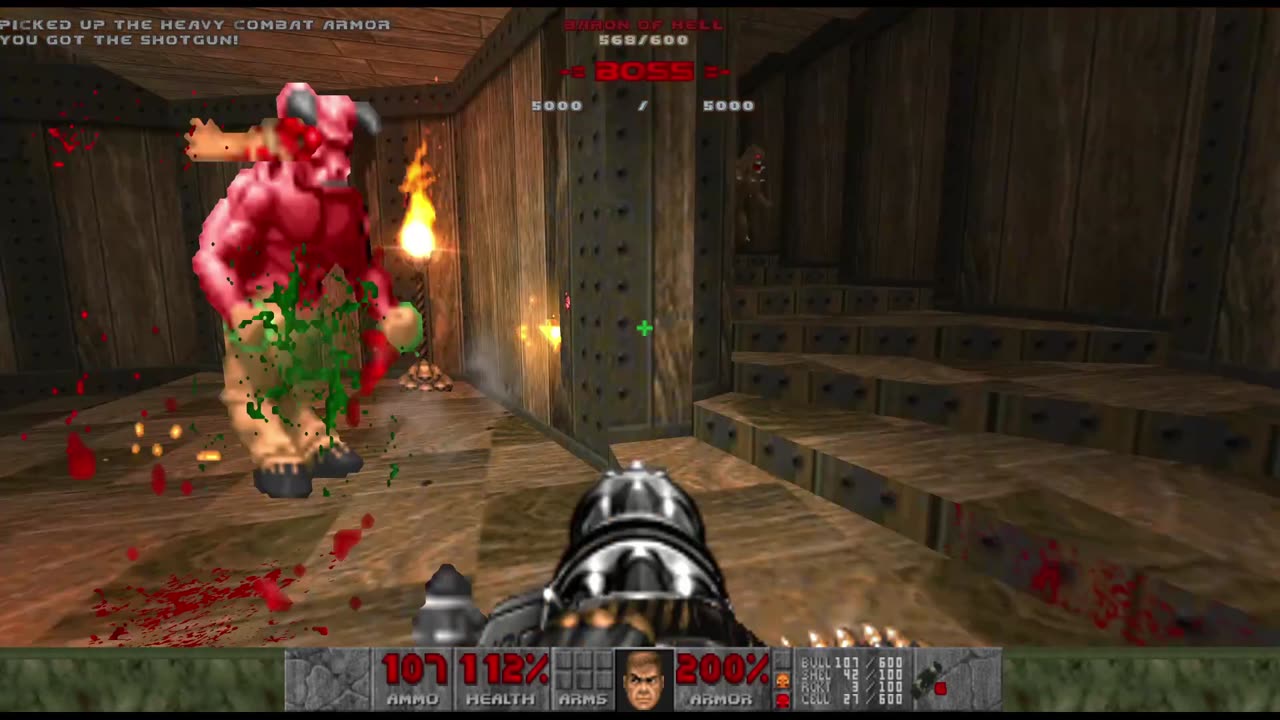 Brutal Doom - Thy Flesh Consumed - Hard Realism - Pistol Start - Unto the Cruel (E4M8)