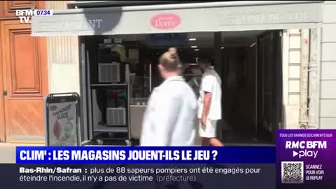 ▶ EXTRAIT-RQ + LIENS parus (2 oct 22) : Interdit aux commerçants d'utiliser la climatisation