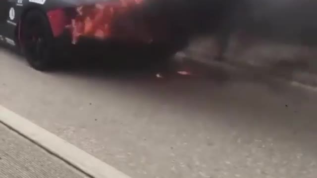 Luberghini on Fire || car crashes