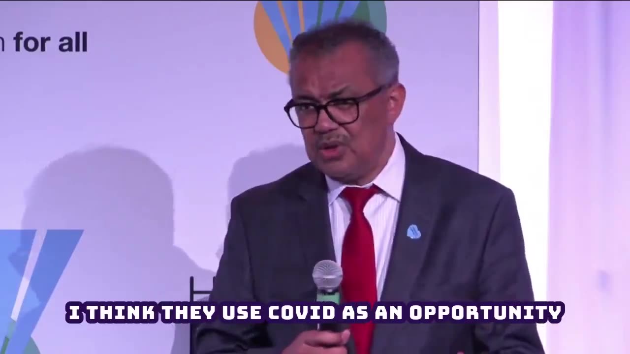 WHO's Tedros I think it's time to be more aggressive on anti-vaxxers