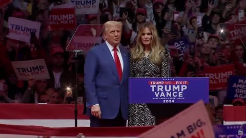 Melania Trump Introduces Her Husband At Madison Square Garden Rally