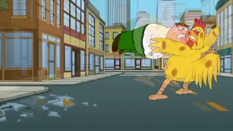 Family Guy - Chicken fight