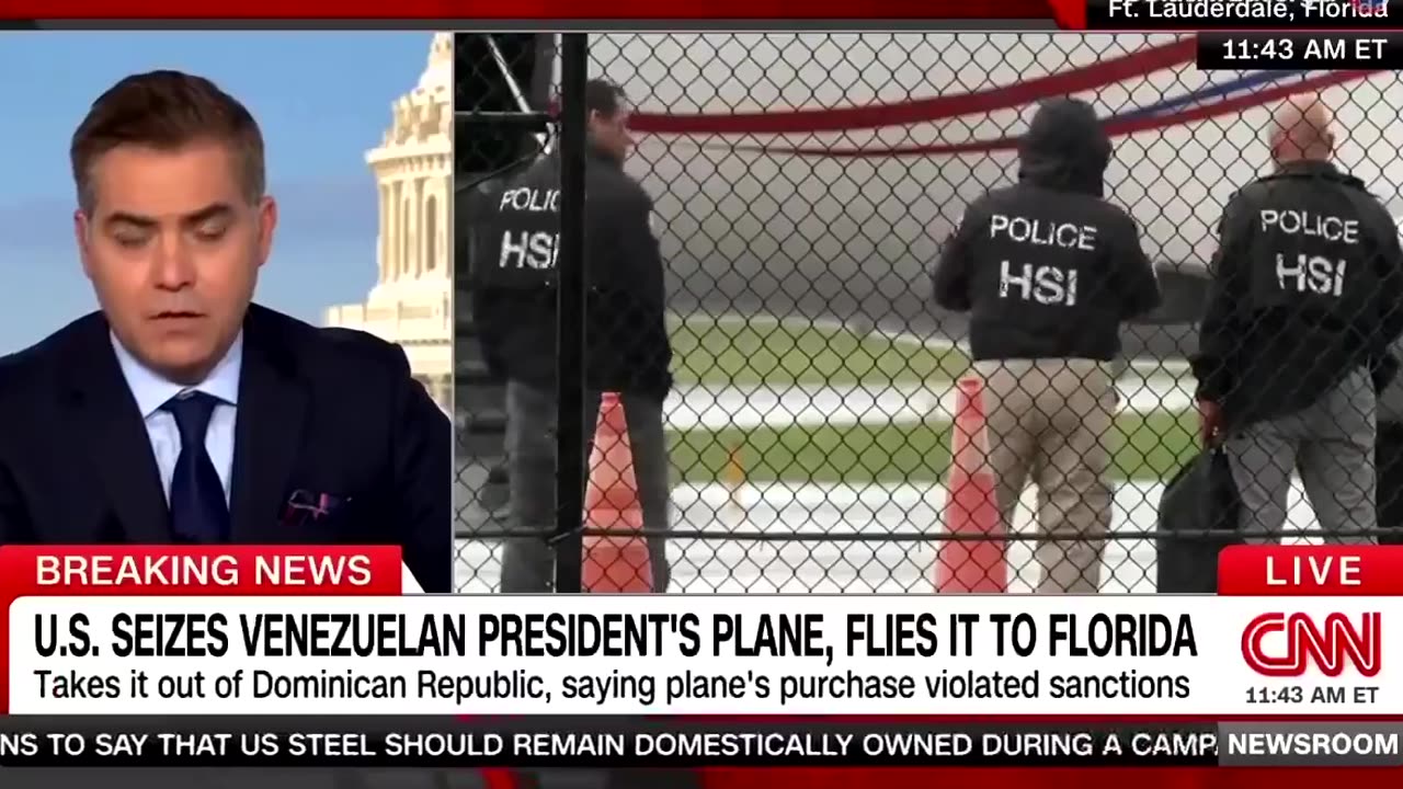 U.S. seizes Maduro's plane in the Dominican Republic