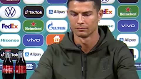 Cristiano Ronaldo HATES Coca-Cola..watch and see