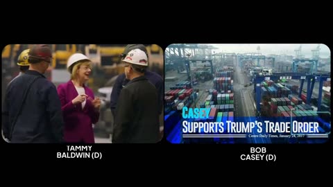 Democrat senate candidates are now running ads claiming they supported Trump's policies.