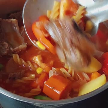 The Best Homestyle Crockpot Beef and Pasta Recipe. Goulash. Beef Stew. #beef #howto #food #recipe