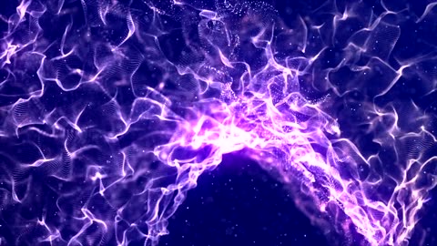 Luminous waves in purple space