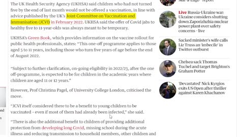 Victory! UK bans Vaccine for kids!!!!