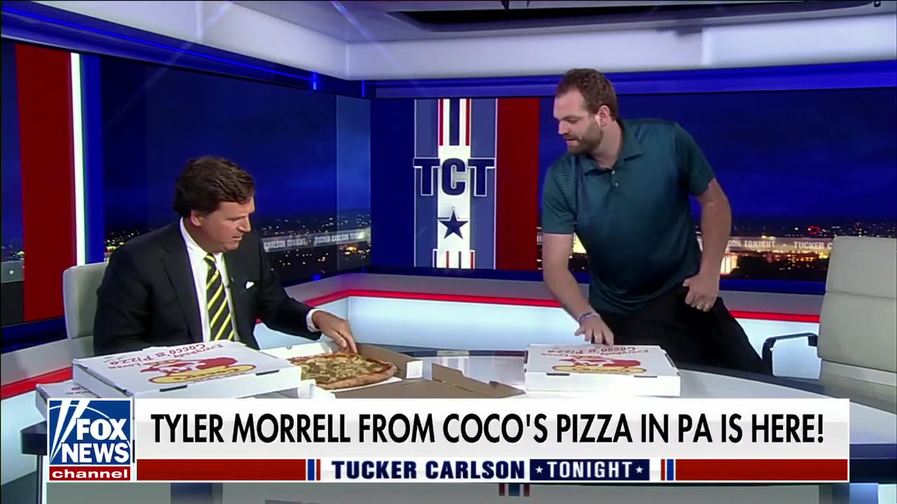 Tucker Carlson "Criminal" Pizza Delivery