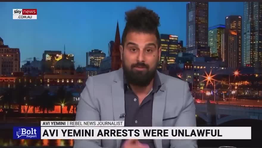 Police apologize to Avi Yemini, the independent journalist they wrongly arrested three times.