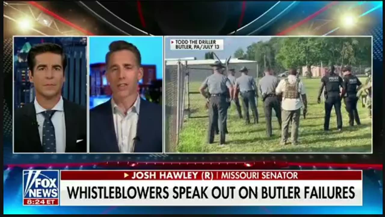 Josh Hawley Shares Disturbing New Whistleblower Claims on Trump Assassination Attempt