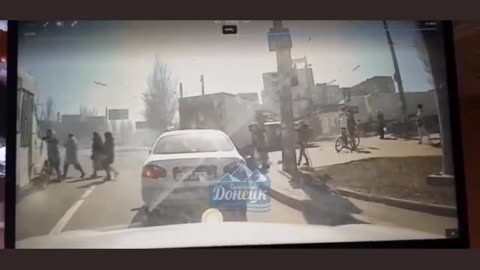 Ukraine Russia War Tank Runs Over Bus