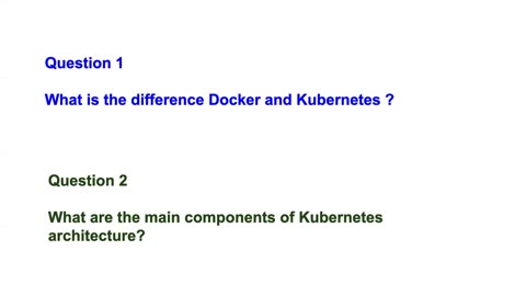 Kubernetes Interview Questions