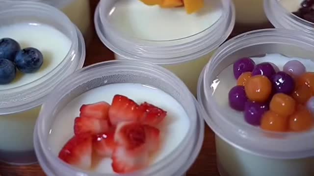 Fruit pudding