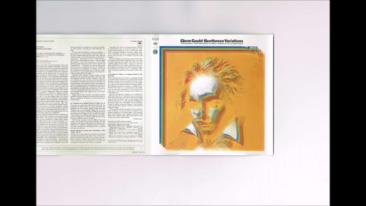 Beethoven - 32 Variations in C minor Gould