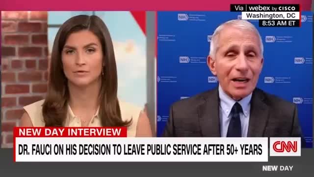 Fauci, "I can defend everything I've Done!"