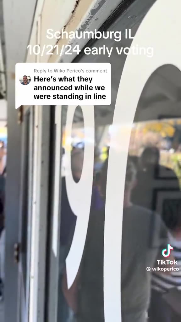 Early voters experiencing Broken Ballot scanners and told they can vote