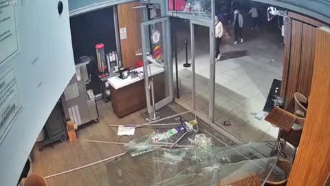 Turkish Man Attacks Burger King