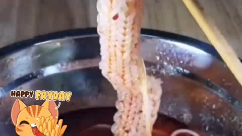 Noodle knitting