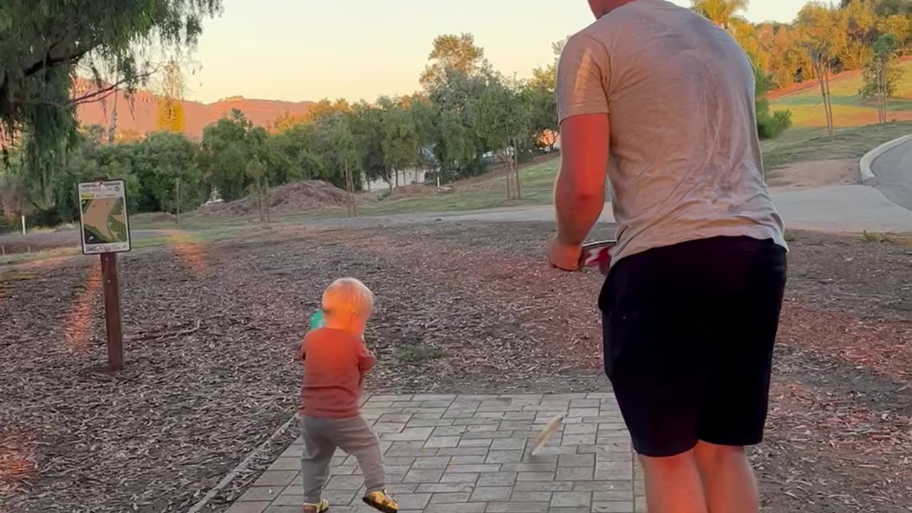 Future Disc Golfer in the Making