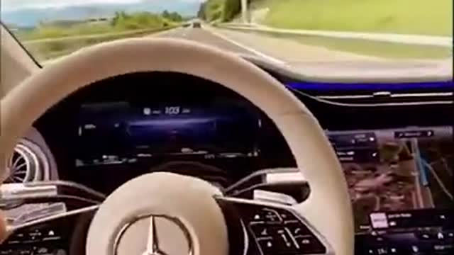 Mercedes-Benz interior😍| car driving status #mercedes #futurecar #conceptcar #supercar #luxurycar