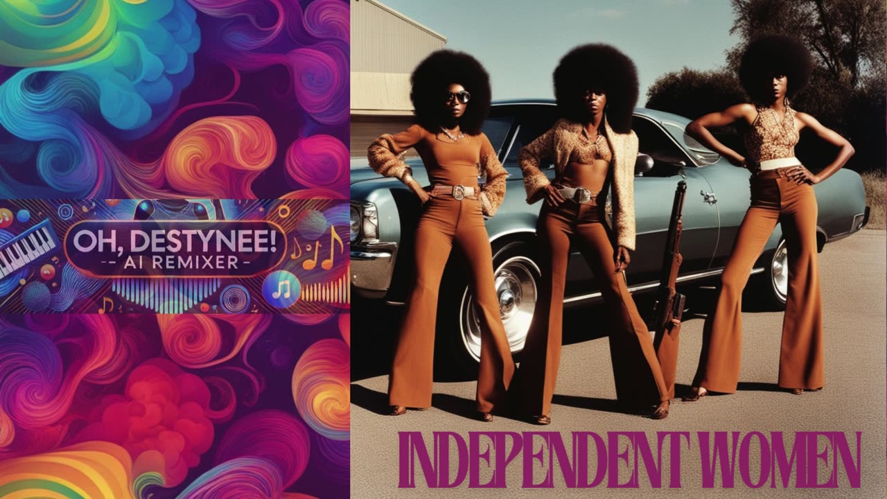 Independent Women (70's Soul Remix) | Empowering Retro Vibes! 🎶✨ | Oh, Destynee! - AI Remixer