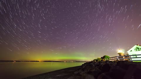 Northern Lights in motion