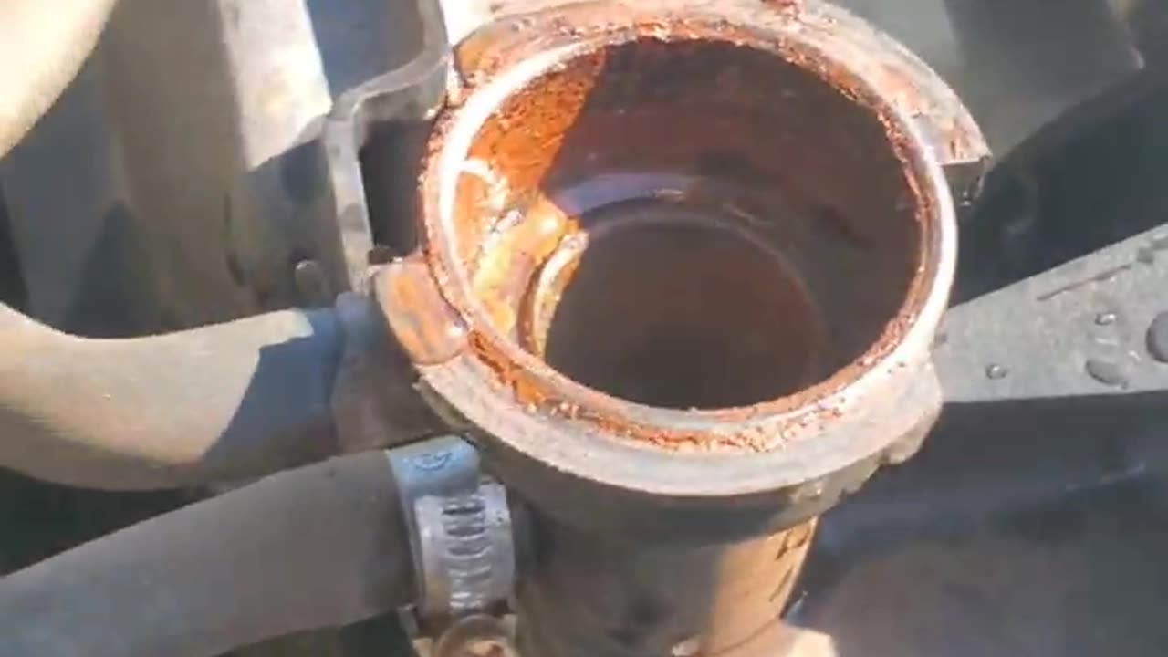 081524 95 Ford 150 Bad leaky freeze plug finally blew on my way home