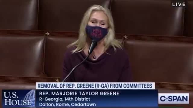 Part One-Marjorie Taylor Greene Rises in Opposition to Being Removed from her Committee Seats