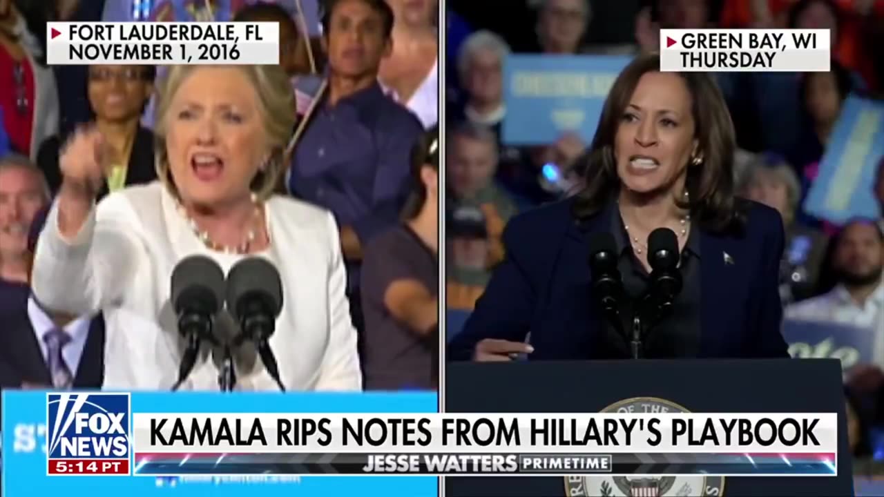 Kamala and Hillary go Full Hitler