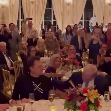 Trump YMCA Thanksgiving At Mar-a-Lago - Elon Musk, Melania Trump, Barron Trump