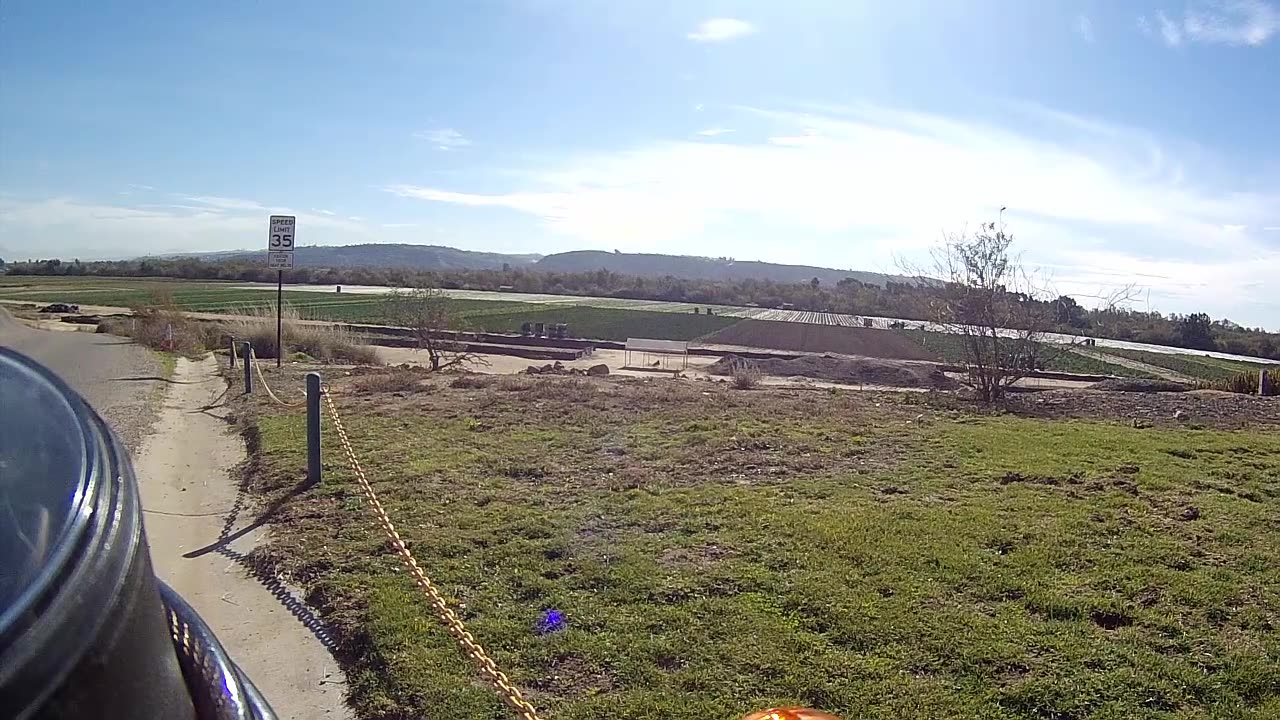 cruising around I.B. to the border on my "black widow" kawasaki.