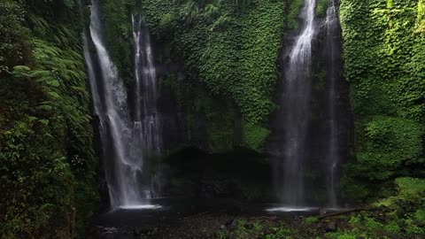 Three waterfalls.