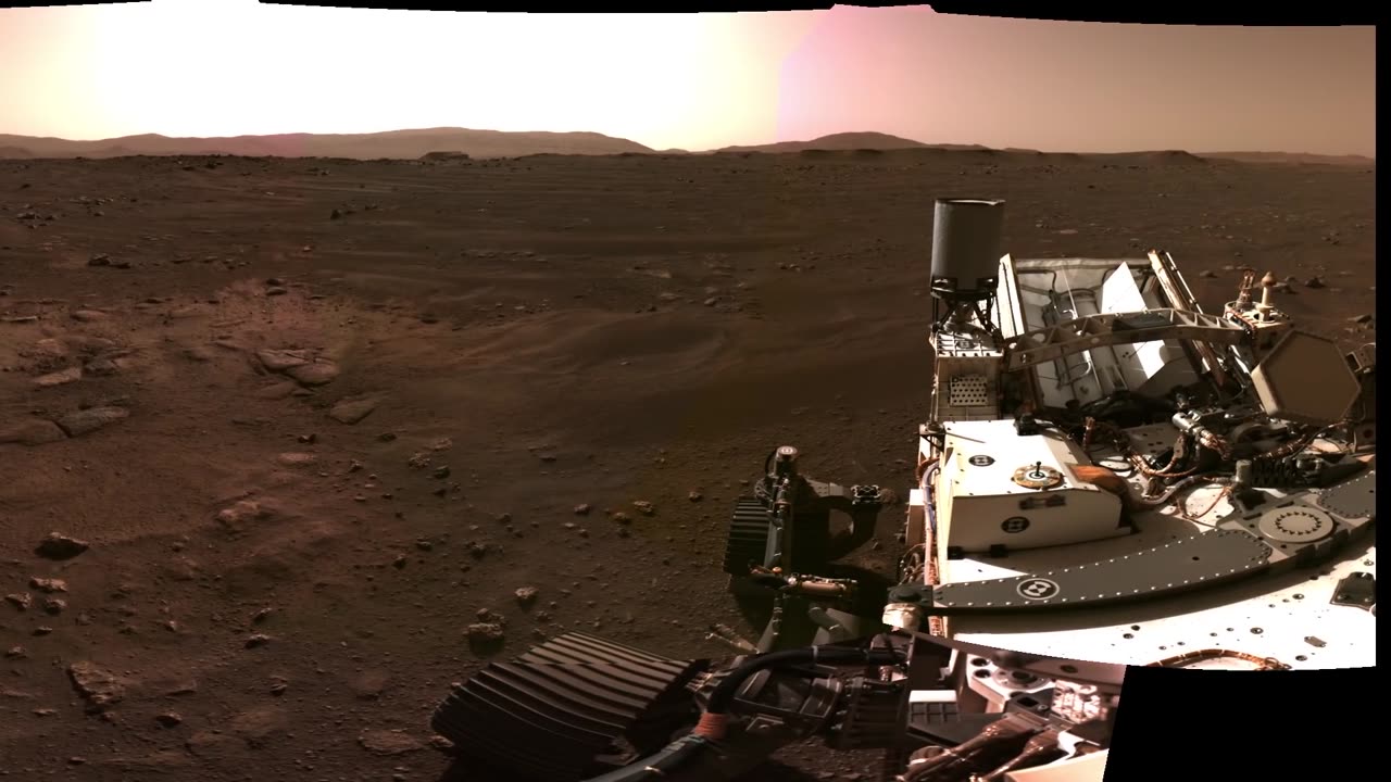 Panorama of Mars from Perseverance Rover