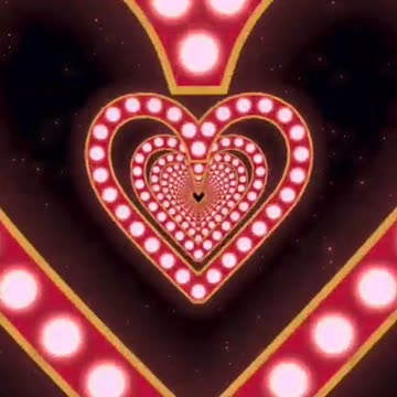 846. #Shorts ❤️Heart Background ✨ Heart Background - Neon Lights Love Heart