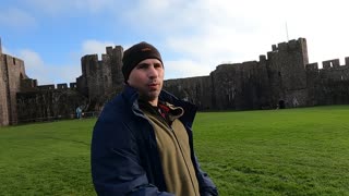 Vlog at Pembroke castle. Wales...March 2022