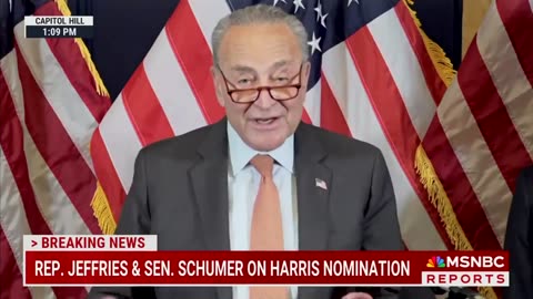 Awkward: Schumer Rallies for Kamala Harris - NOBODY Claps