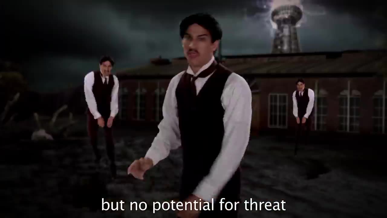 Nikola Tesla faces off against Thomas Edison in the episode of Epic Rap Battle