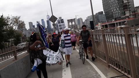 Medical Freedom March Brooklyn Bridge