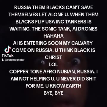 RUSSIA BLACKS CAN'T SAVE U
