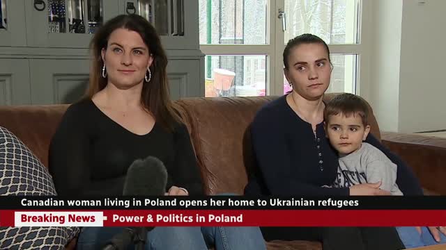 See this Canadian women shelters Ukrainian refugees in her polish hom