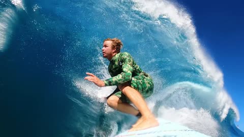 GoPro Getting Barreled in Hawaii with Jamie O'Brien