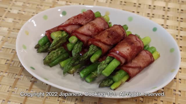 Aspara Bacon Recipe - Japanese Cooking 101