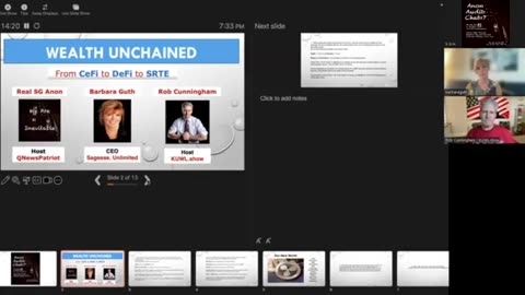 SG SITS DOWN W BARBARA GUTHROB CUNNINGHAM WHAT DOES QUANTUM EXCHANGE