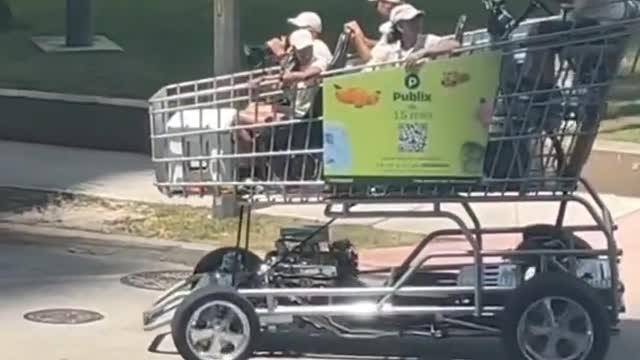 The large shopping cart